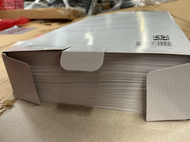 Condition photo showing New/Like New for office depot clean seal(tm) invitation envelopes, 5 3/4in. x 8 3/4in., white, box of 100, 12030