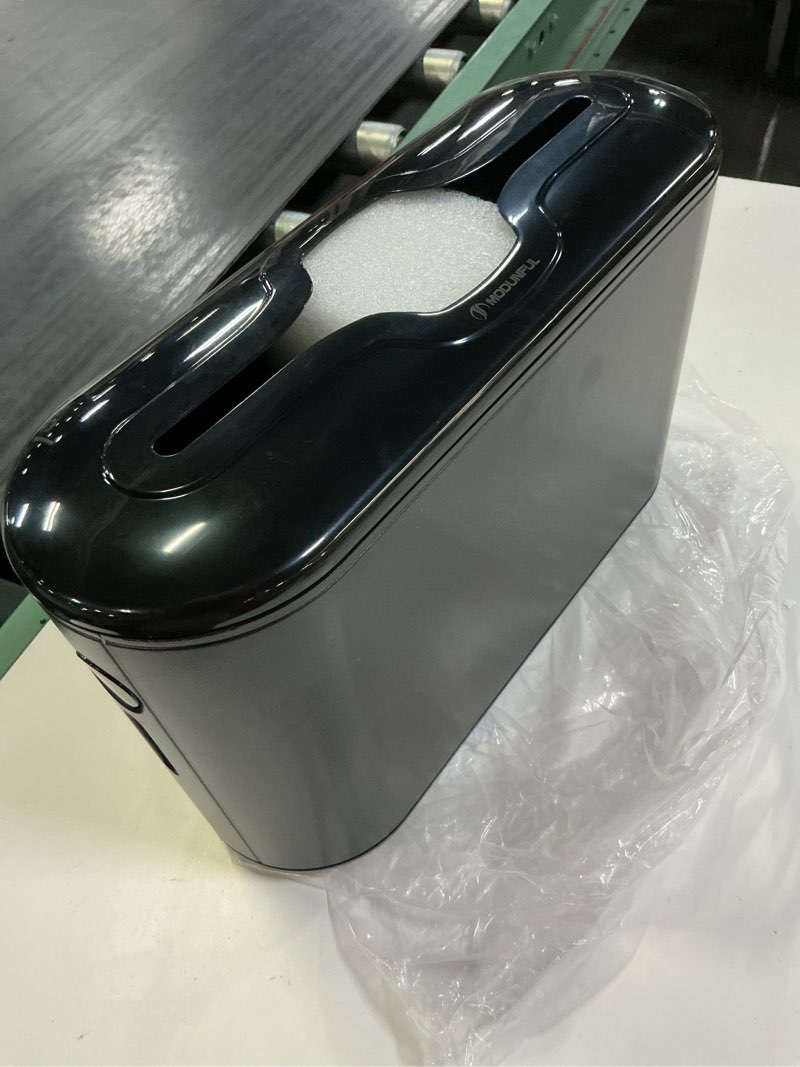 Condition photo showing Good Condition for multifold paper towel dispenser countertop - compact folded paper towel holder for kitchen/bathroom, black space-saving design, compatible with marathon folded paper towel