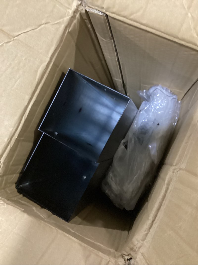 Condition photo showing Good Condition for novabright 66in double mailbox post for outside, heavy duty galvanized steel mailbox mount, fits two standard mailboxes, weather resistant metal sleeve for 4x4 wood post, black