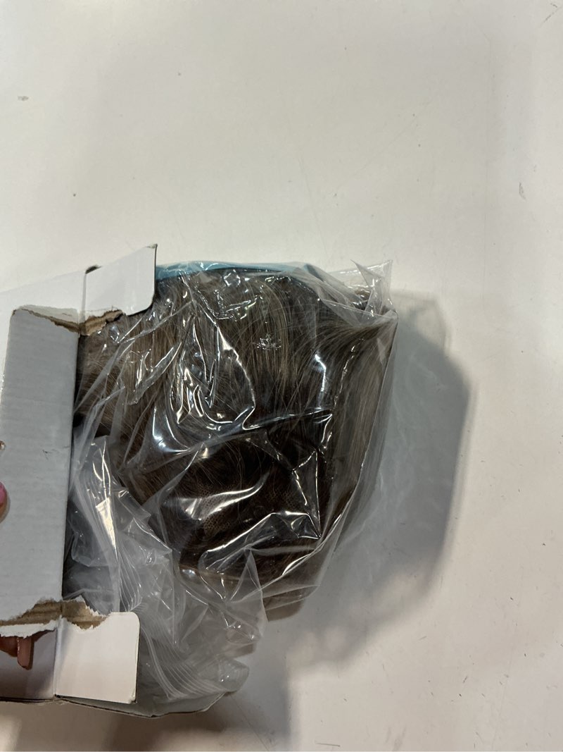 Condition photo showing Good Condition for allbell brown mixed blonde synthetic lace front wigs for women, 13×4 long layered hair wig with natural glueless hairline 20 inch for daily