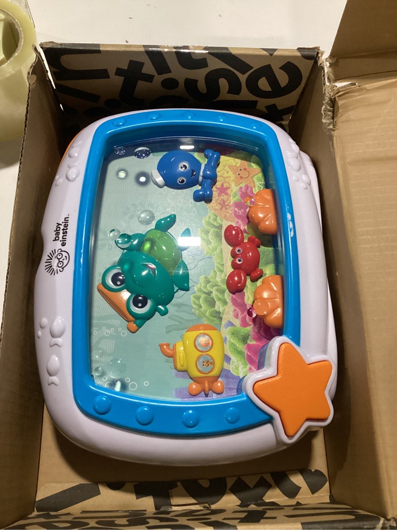 Condition photo showing As Is for Baby Einstein Sea Dreams Soother Musical Crib Toy and Sound Machine, Newborn and up Neutral