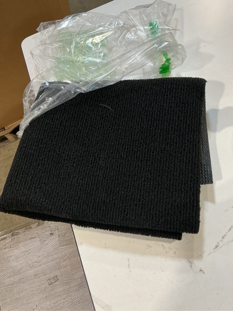 Condition photo showing Good Condition for dog crate mat, 24 in x 36 in dog playpen mat rubber kennel mat extra large liner for under dogs crate cages, absorbent urine, puppy pee pad reusable washable floor protector waterproof non-slip black black 36"l x 24"w