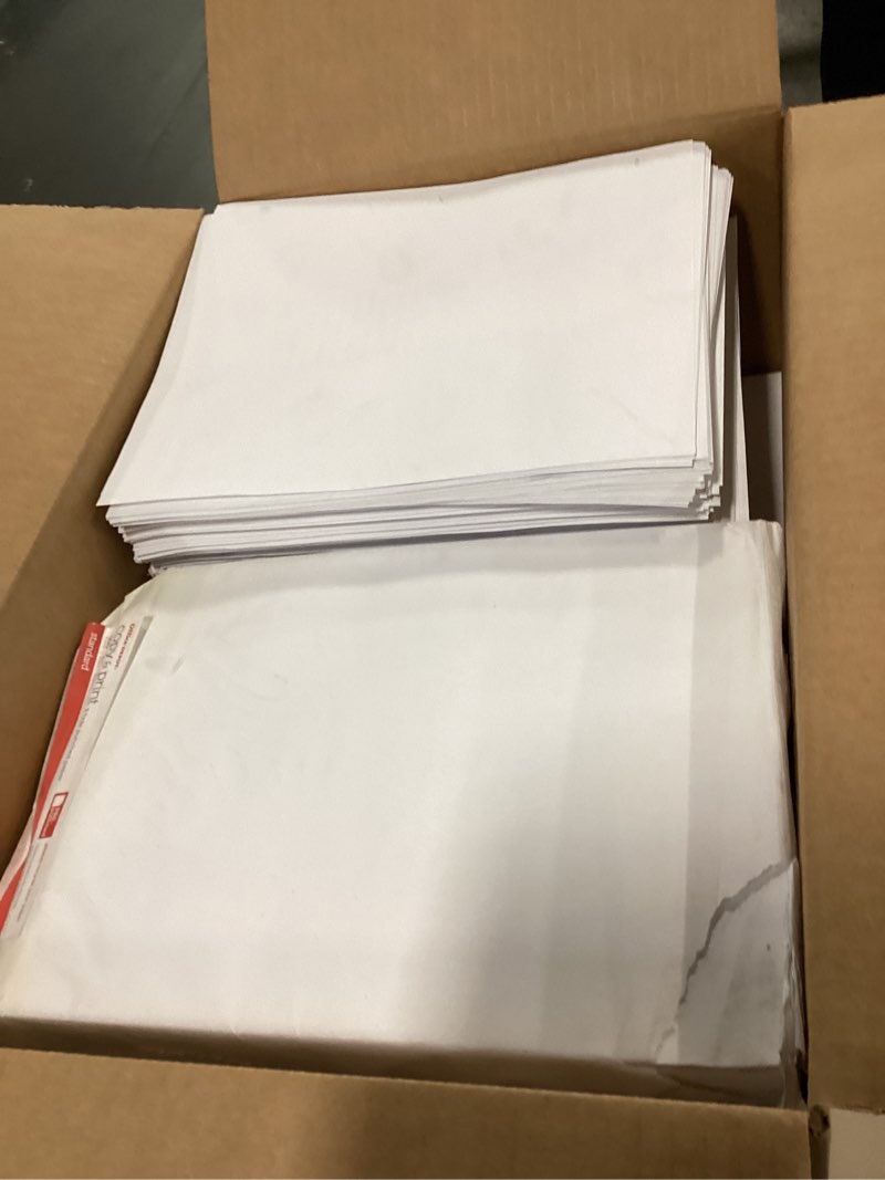 Condition photo showing As Is for Office Depot® Multi-Use Printer & Copy Paper, 10 Reams, White, Letter (8.5\" x 11\"), 5000 Sheets Per Case, 20 Lb, 92 Brightness