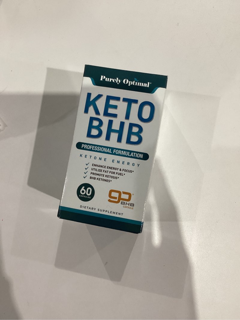 Condition photo showing New/Like New for Purely Optimal Keto BHB Capsules – Exogenous Ketone Pills for Ketosis Support, Sustained Energy, Focus & Metabolism – for Women & Men, 60 Capsules 60 Count (Pack of 1)