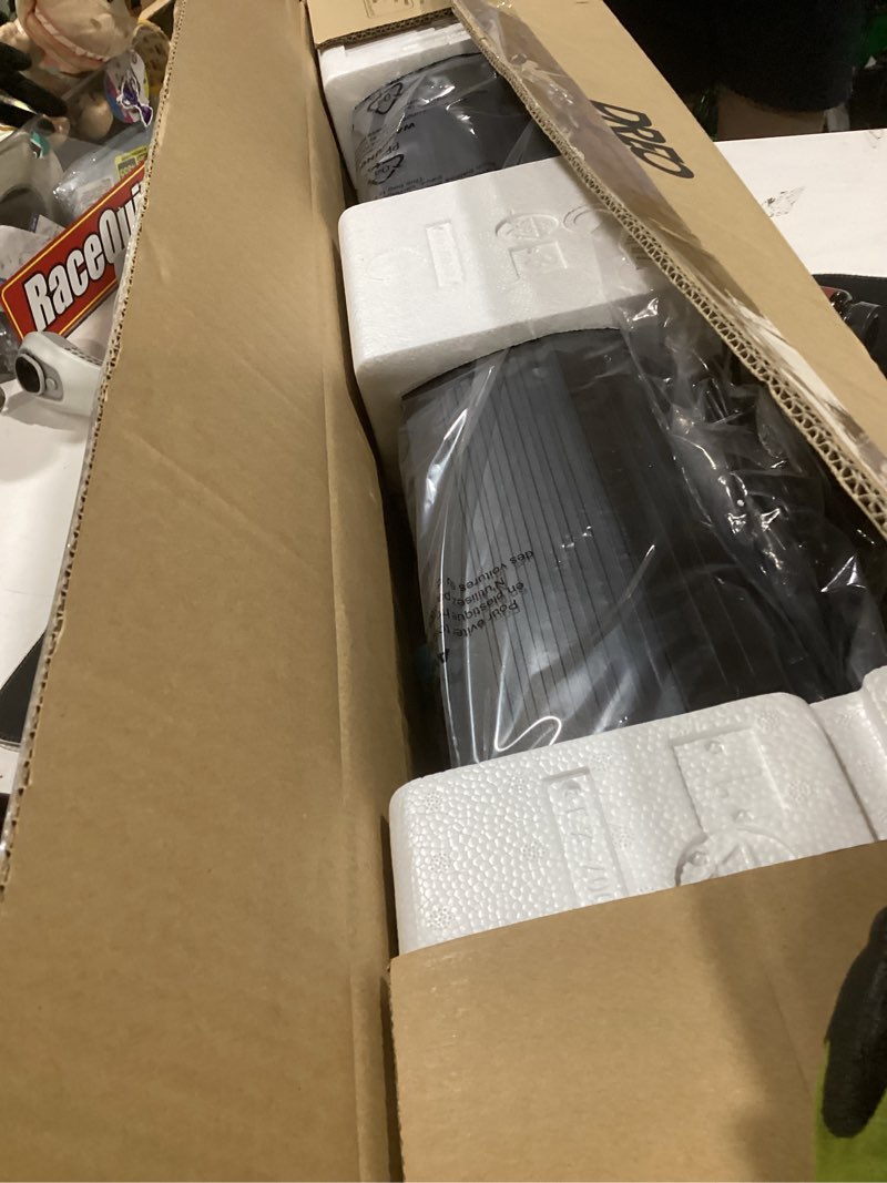 Condition photo showing Good Condition for dreo tower fan for bedroom, 2026 upgraded dc motor, 28ft/s high velocity, 20db ultra quiet standing fan, 8 speeds 4 modes, 90° oscillating bladeless fan for indoors, floor fans with remote, black