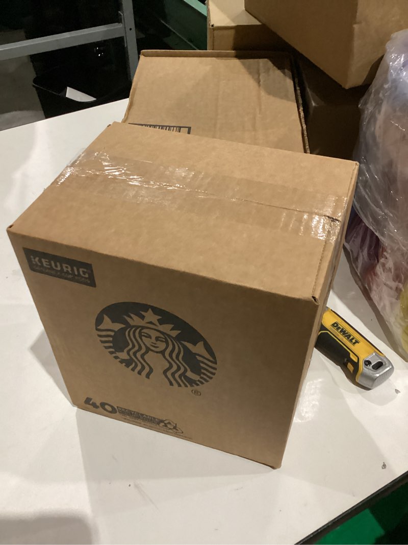 Condition photo showing New/Like New for Starbucks Light Roast K-Cup Coffee Pods — Veranda for Keurig Brewers — 1 box (40 pods)