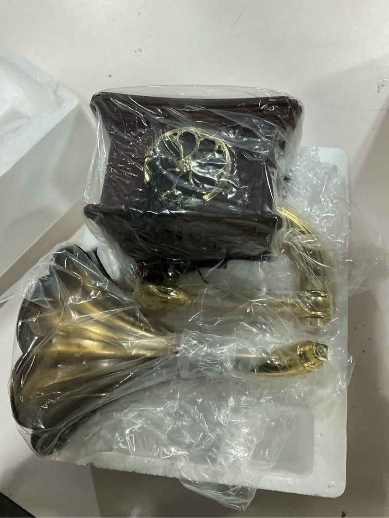 Condition photo showing Good Condition for Vintage Style Wooden Record Player with Bluetooth, USB, AUX, FM Radio and Built-in Speakers (109HJ-1) walnut color