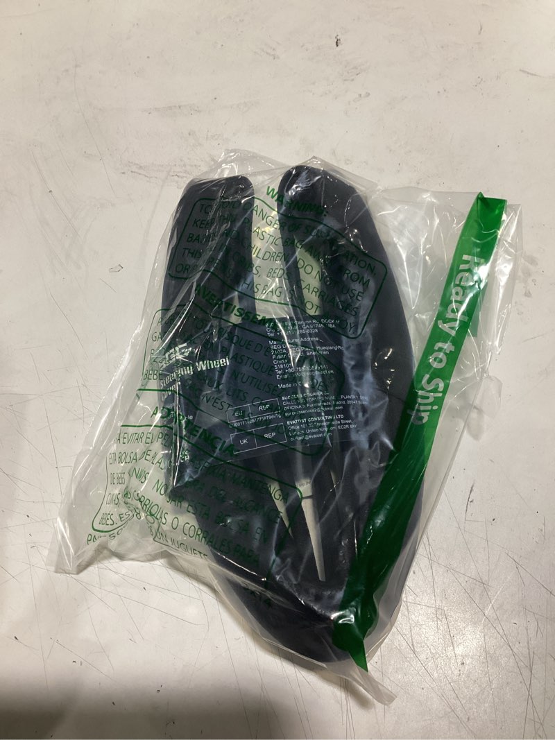 Condition photo showing Good Condition for SEG Direct Car Steering Wheel Cover Universal Standard Size 14.5-15 inch, Black Microfiber Leather