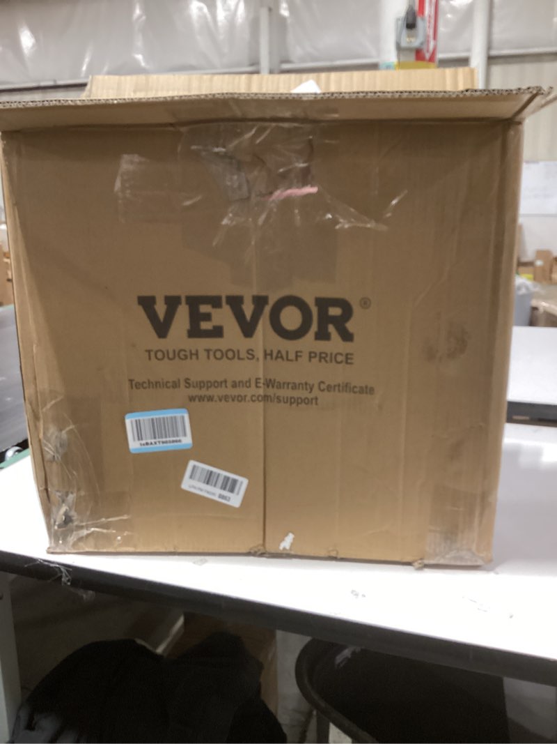 vevor foldable utility cart, 65l collapsible portable crate rolling cart with stair climbing wheels 