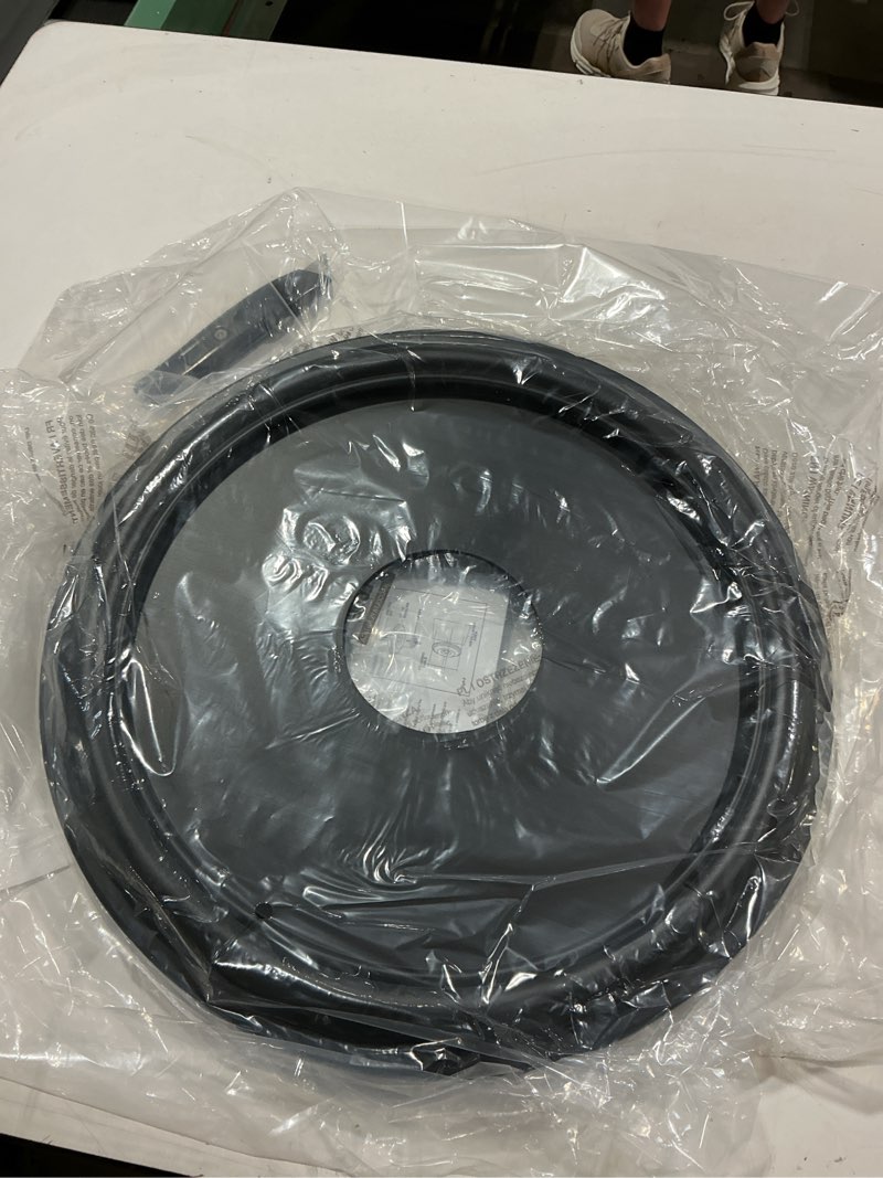 Condition photo showing Good Condition for molded nylon ceiling medallion for light fixtures and ceiling fans black 16"od x 4"id x 3/4"p (fits canopies up to 12-3/8") 16" od black black