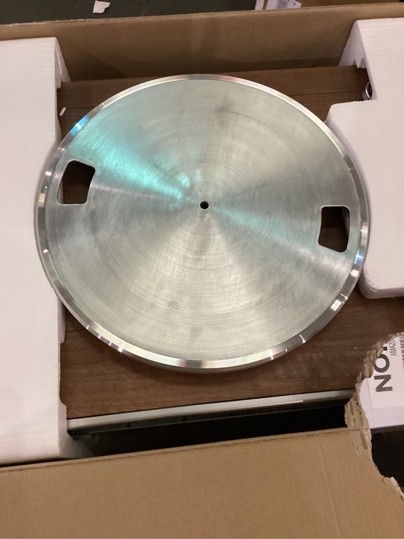 Condition photo showing Good Condition for Vinyl Record Player with Bluetooth Input Output, Built-in Stereo Speakers, 3-Speed Turntable LP Player, Full-Size Vintage Vinyl Player, Counterweight, AUX/RCA/Headphone Jack, Walnut