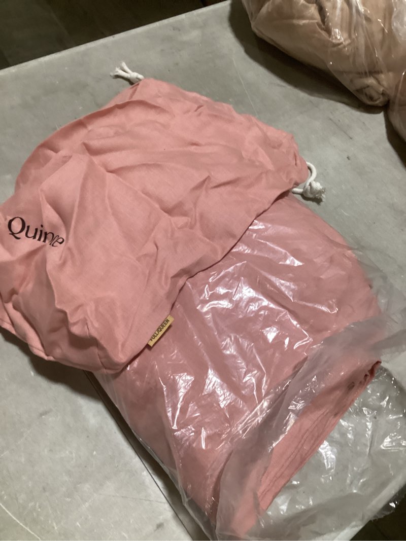 Condition photo showing Good Condition for european linen duvet cover , full/queen