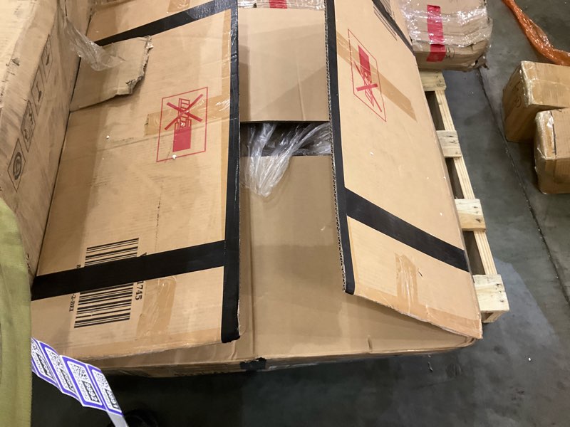 Condition photo showing As Is for Incomplete Oversized Power Recliner Chair for Big and Tall 400 LBS, 25.5\" Extra Wide Electric Lift Chair with Heat and Massage, Dual Motor 180° Lay Flat Recliner Living Room Sofa, Velvet Big Lift Recliner Velvet, Brown