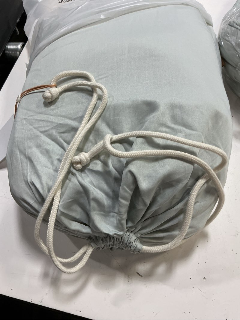 Condition photo showing Good Condition for quince organic bamboo sheet set king sage 