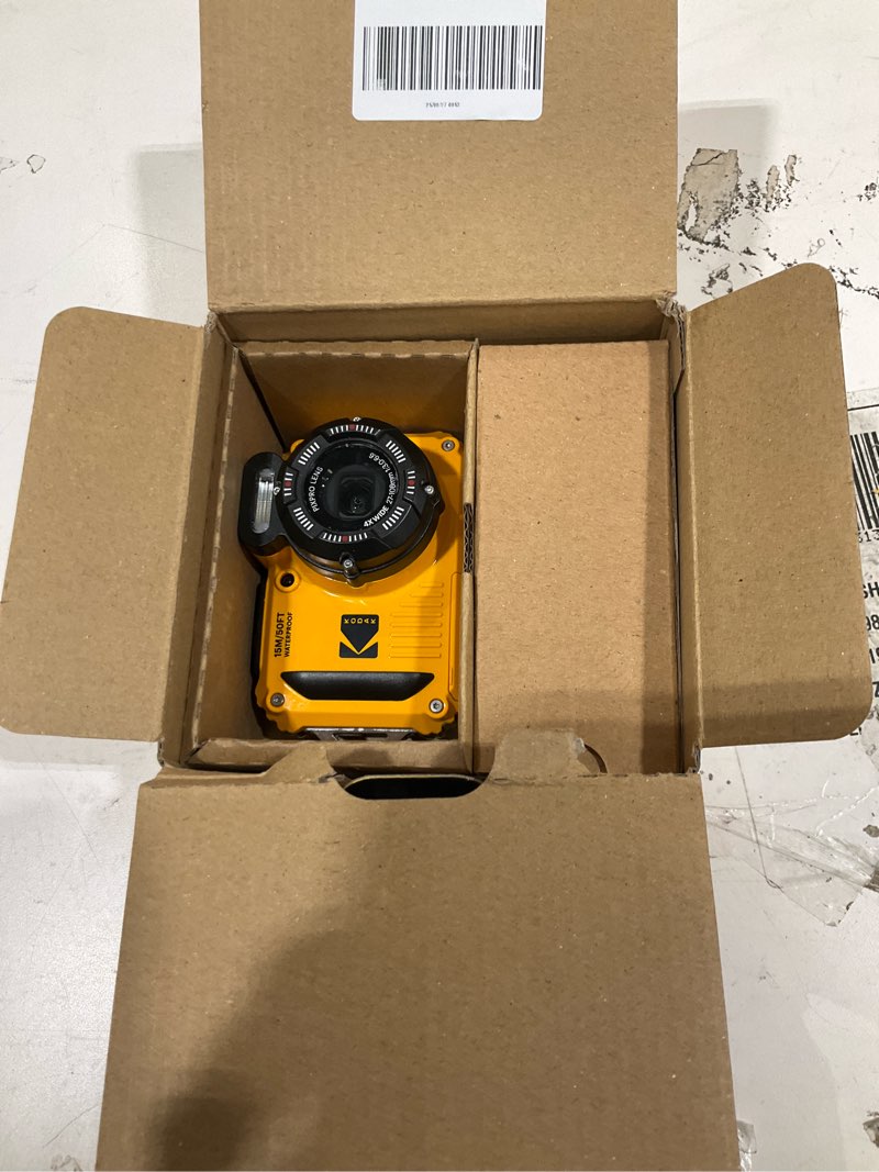 Condition photo showing Good Condition for kodak pixpro wpz2 rugged waterproof shockproof dustproof wifi digital camera 16mp 4x optical zoom 1080p full hd video vlogging camera 2.7" lcd (yellow)