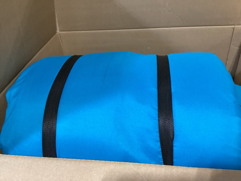 Condition photo showing New/Like New for maxyoyo japanese floor mattress futon mattress, thicken tatami mat sleeping pad foldable roll up mattress boys girls dormitory mattress pad kids floor lounger couches and sofas, turquoise, twin size turquoise twin