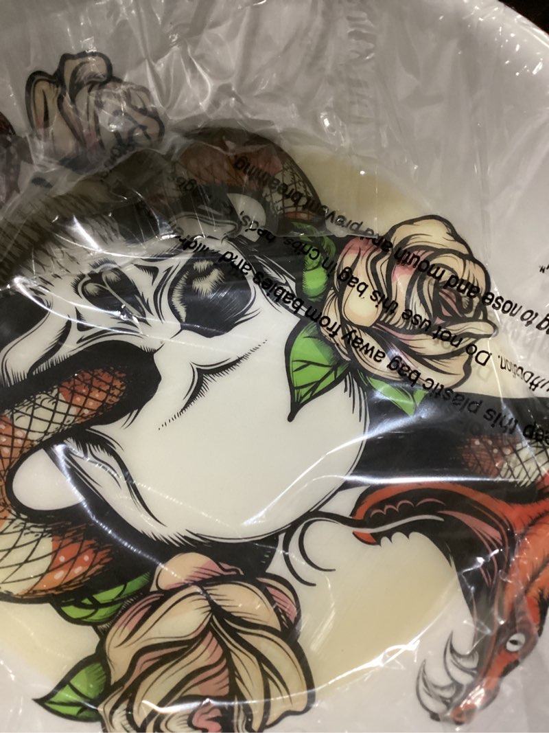 Condition photo showing Good Condition for 2 Multipet Komodo Reptile Bowl with Skull & Snake Design, Large