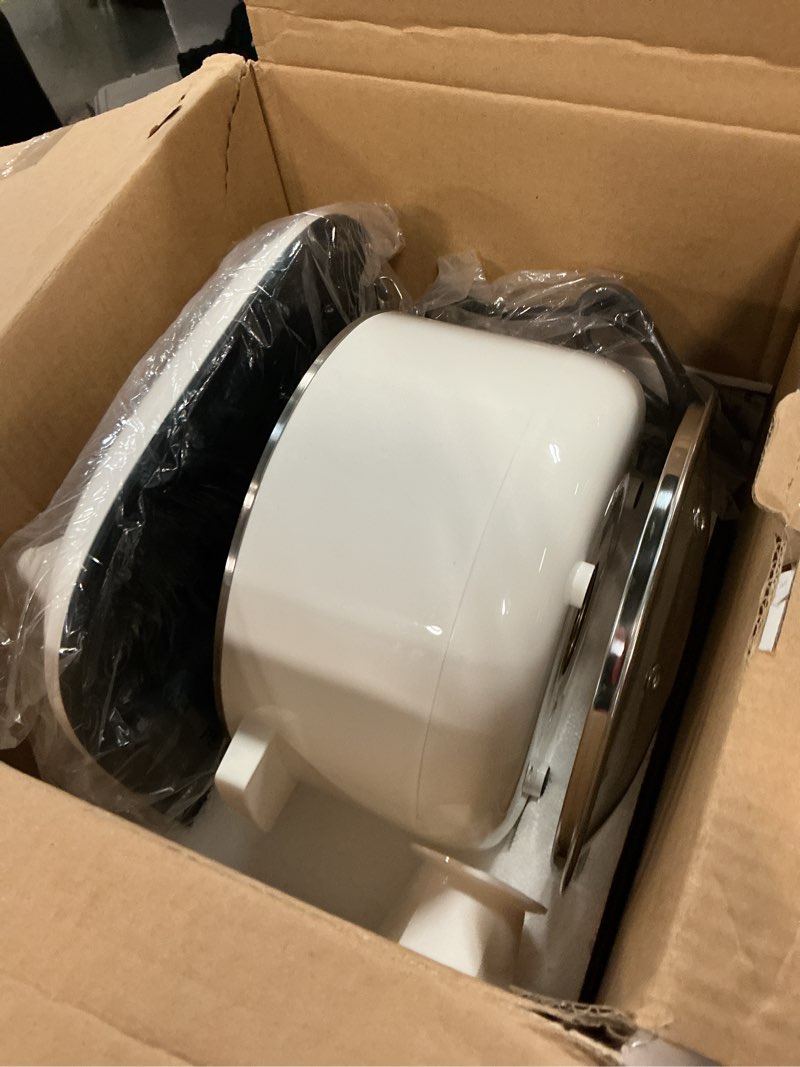 Condition photo showing Good Condition for Aroma Housewares 2.5-Liter Smart Electric Hot Pot & Rapid Boil Steamer with Automatic Stainless Steel Steamer Basket Lift, White, ASP-700 Auto Lift