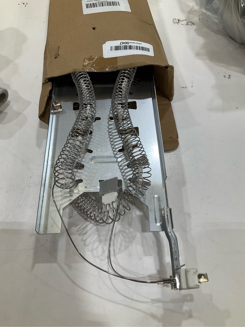 Condition photo showing Good Condition for upgrade 3387747 wp3387747 dryer heating element replacement for whirlpool cabrio kenmore he2 kenmore elite he3 maytag dryers gew9250pw0 geq9800pw1, replaces wd05x30818 geq9800pw2 geq9800pw1 medb835dw4