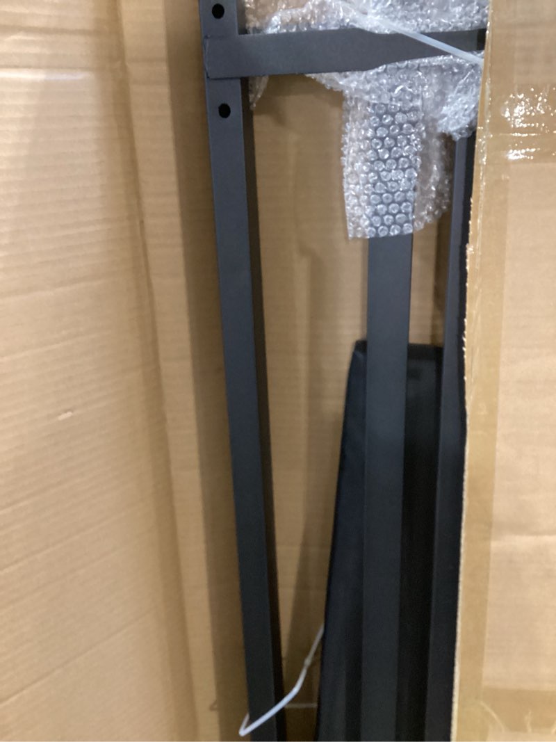 Condition photo showing Good Condition for walmann 8ft firewood rack with cover, heavy duty firewood rack with weather resistant 600d oxford fabric cover, indoor/outdoor wood rack for firewood black 8 ft