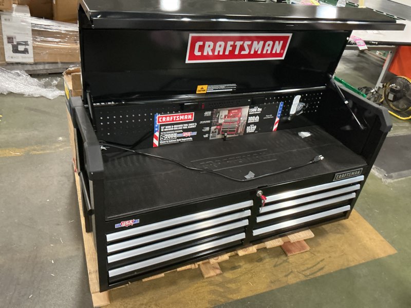Condition photo showing As Is for CRAFTSMAN 2000 Series 51.5-in W x 24.7-in H 8-Drawer Steel Tool Chest