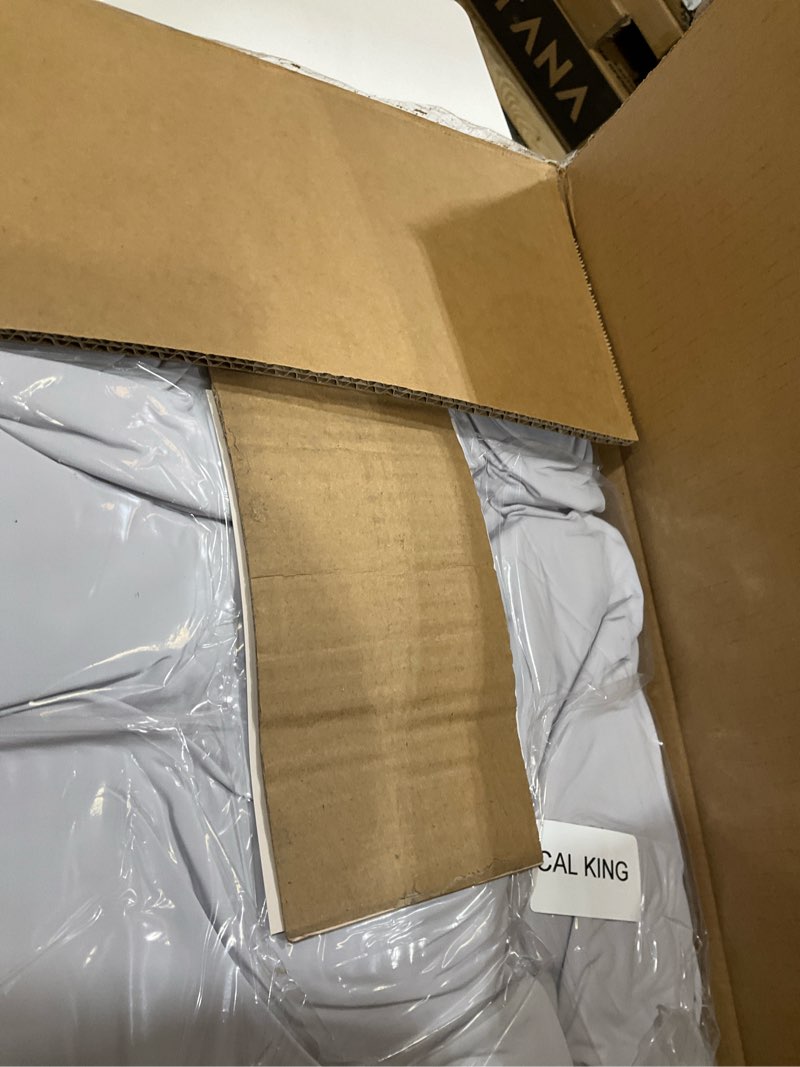 Condition photo showing Good Condition for KUB Mattress Topper&Cooling Mattress Protector Bed Fitted Sheet Set, Deep Pocket&4 Elastic Bands, Triple Anti-Slip, Back Pain Relief, Breathable Soft 2 inch Mattress Pad Cover (White, California King) White California King