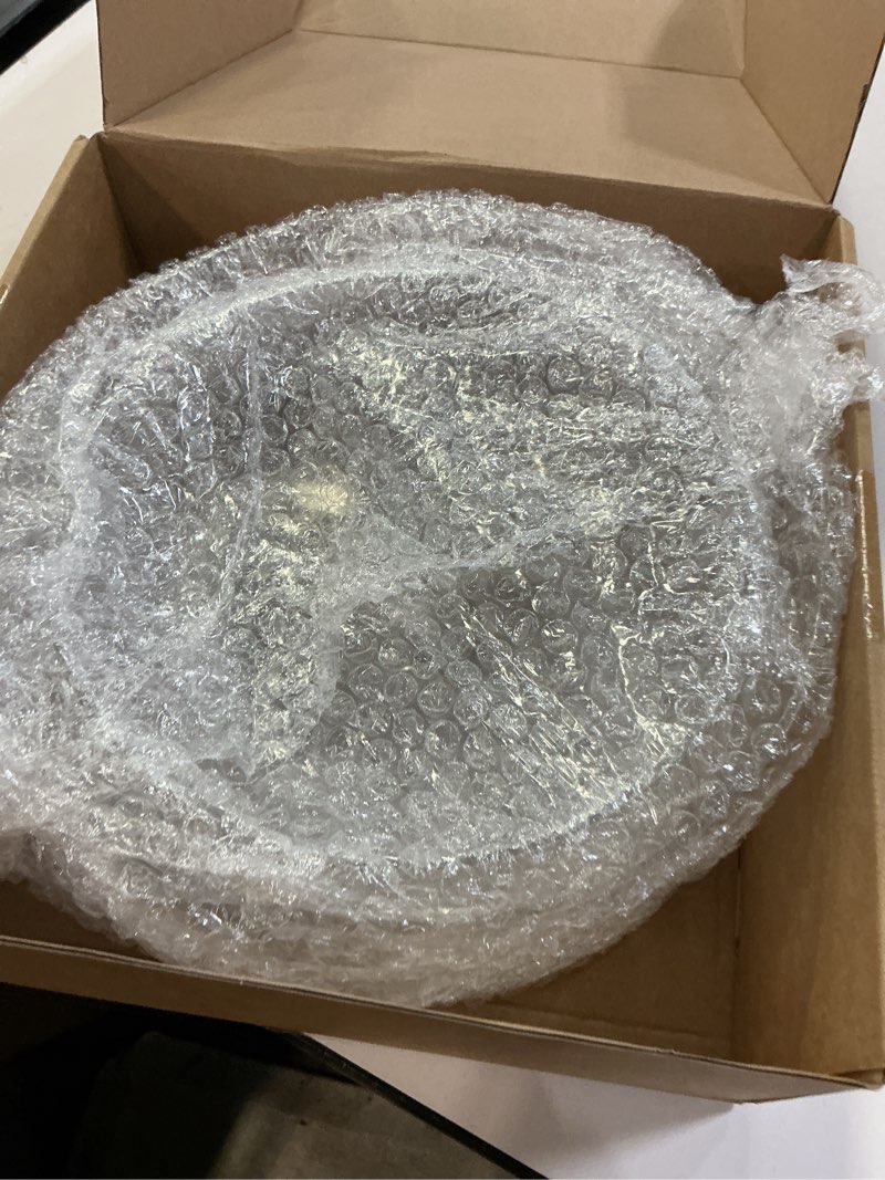 Condition photo showing Good Condition for Sunnyray 2 Pcs Acrylic Cake Stands for Dessert Table Clear Fillable Cake Riser Cupcake Tier with LED Strings for Birthday Wedding Holiday Party Display(8'', 10'')