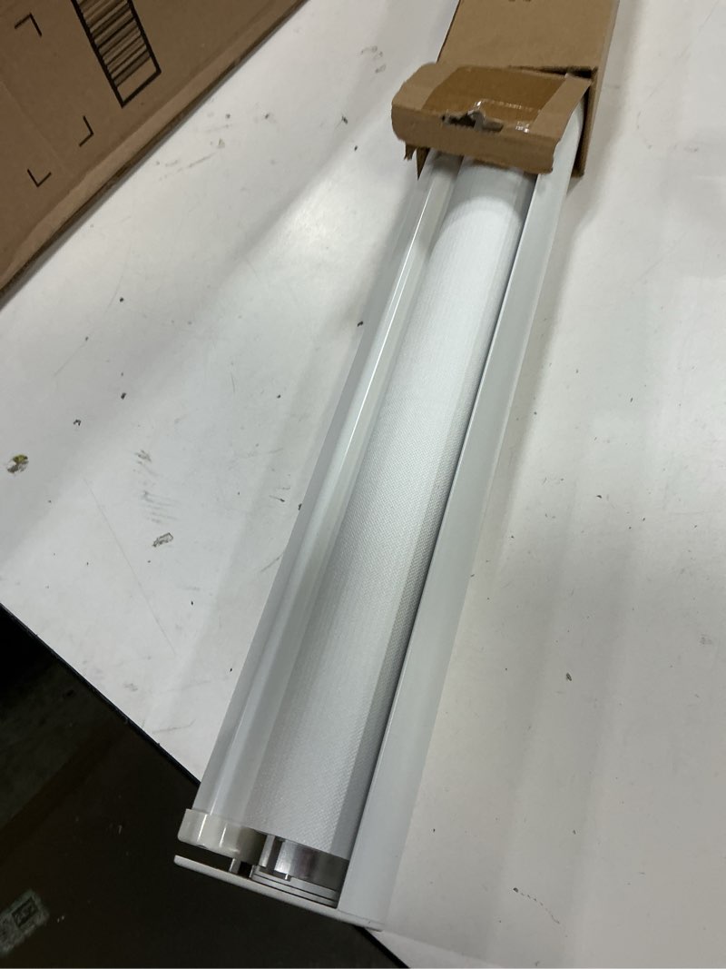Condition photo showing Good Condition for chrisdowa cordless zebra blinds for windows, dual layer free-stop light filtering window roller shades, pull down privacy zebra shades for home, office, bedroom, door (22" w x 72" h, white) 22"w x 72"h white
