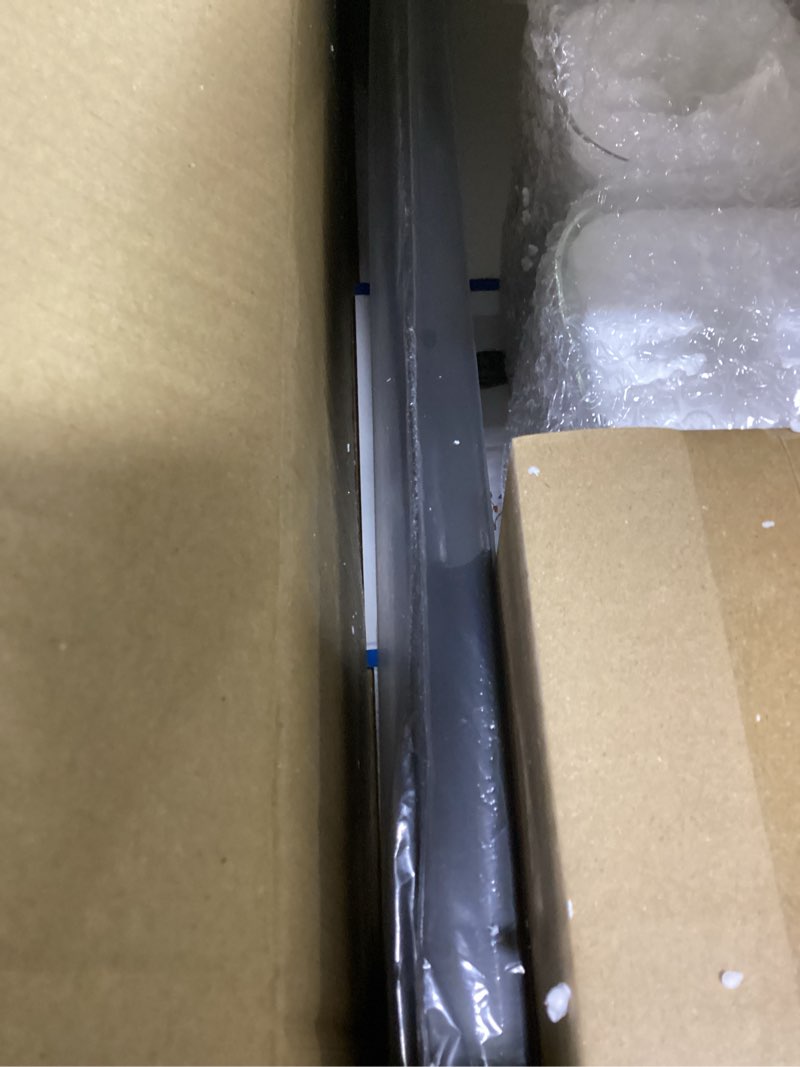 Condition photo showing As Is for bathroom vanity light, square design 4 lights morden bathroom lighting fixtures over mirror, black bathroom light vanity fixtures for bathroom/living room/bedroom 4 light black
