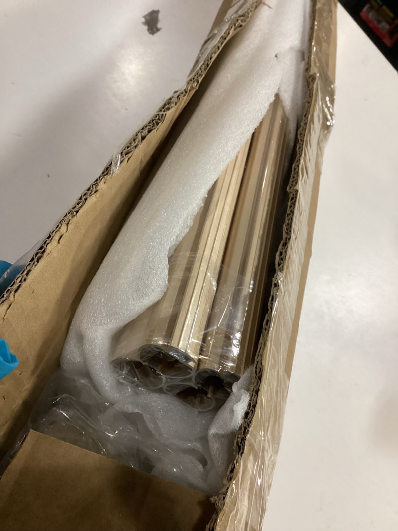 Condition photo showing Good Condition for Double Curtain Track Wall Mounted, Roman Rod for Curtain, Aluminum Heavy-Duty Silent Rail, Sliding C