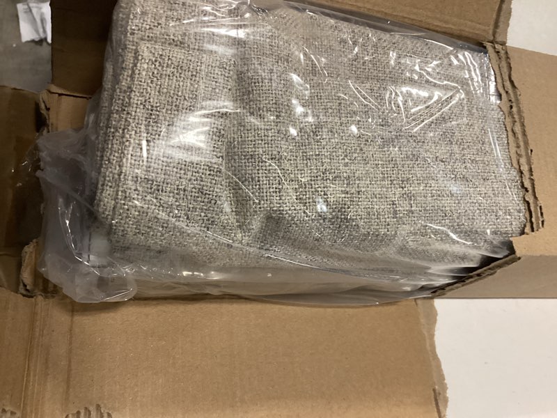Condition photo showing Good Condition for Joydeco Cordless Roman Shades, Linen Fabric Window Blinds, Thermal Insulated Blackout Blinds, Room Darkening Shades for Indoor Windows, Easy to Install, 30" W×75" H, Linen Linen 30"W x 75"H