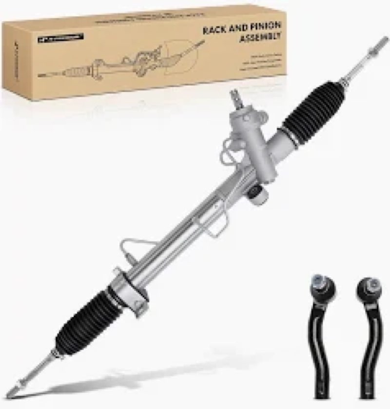 A-Premium Power Steering Rack and Pinion & Outer Tie Rod End Kit Compatible with Toyota Corolla 2003