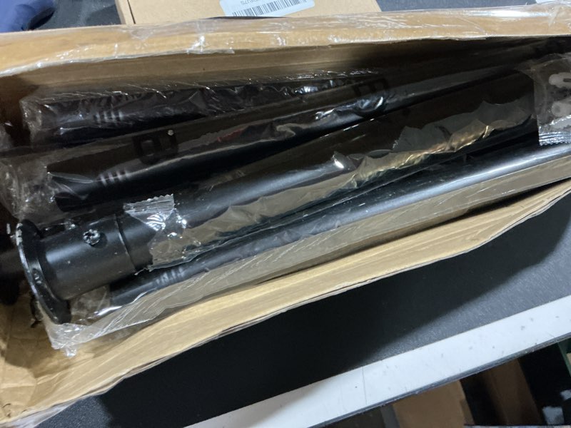 Condition photo showing New/Like New for Creatyi Heavy Duty Screw-in Shower Curtain Rod - Black, Wall Mounted (2 PCS, 28 to 75") 28-75"(2 PCS? Black