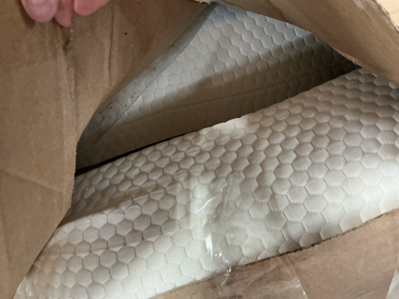 Condition photo showing As Is for Folding Mattress Queen Size,6 inch Tri-fold Memory Foam Mattress Topper with Washable Cover, Non-Slip Bottom Guest Bed Queen Size, 78" x 58" x 6" Queen 6 Inch