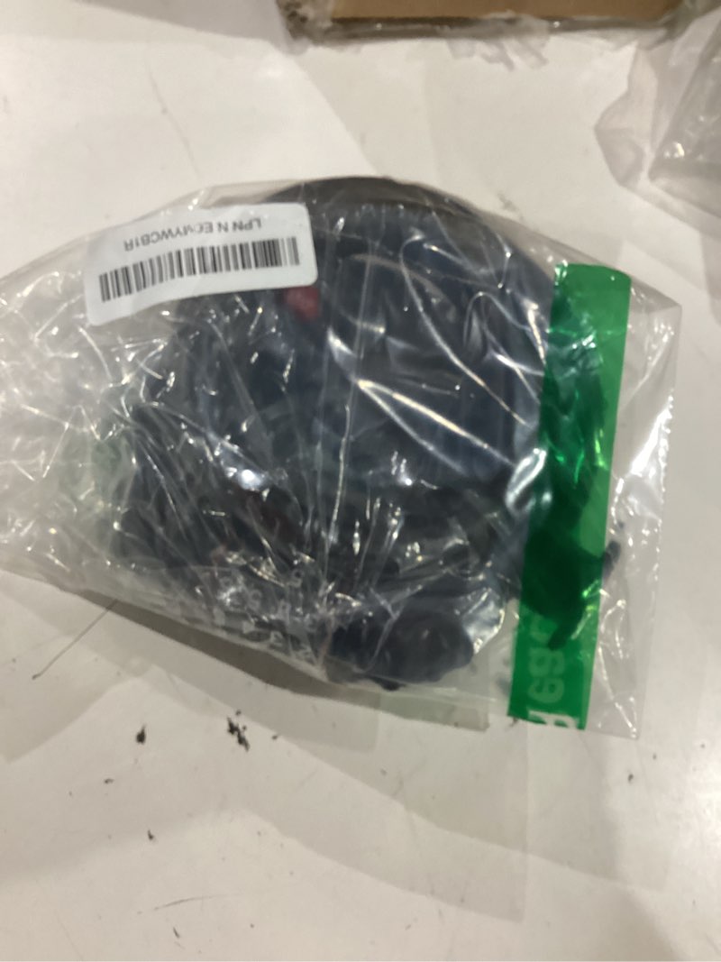 Condition photo showing As Is for master lock bike cable lock 6 ' x 1/2" long length, resettable combination lock with black vinyl coating, 8122d 6' by 1/2"