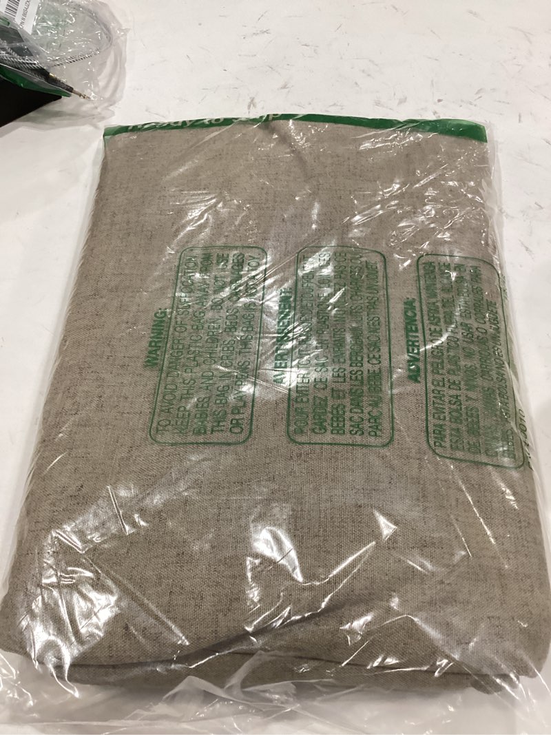 Condition photo showing Good Condition for MIULEE Extra Long Linen Shower Curtain 96 Inches with 12 Metal Hooks Boho Farmhouse Heavy Buttonhole Fabric Shower Curtain Set Waterproof Thick Cloth Neutral Curtains for Bathroom W72*L96, Khaki Khaki 72"W x 96"L (Pack of 1)