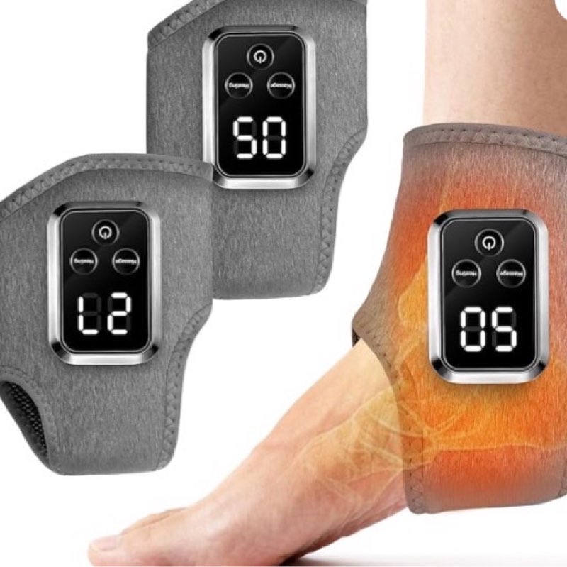 YAZHI Foot Massager 2-in-1 Warming Wrap – Relax & Renew Foot & Ankle Massager with 3 Modes & 4 Heat 