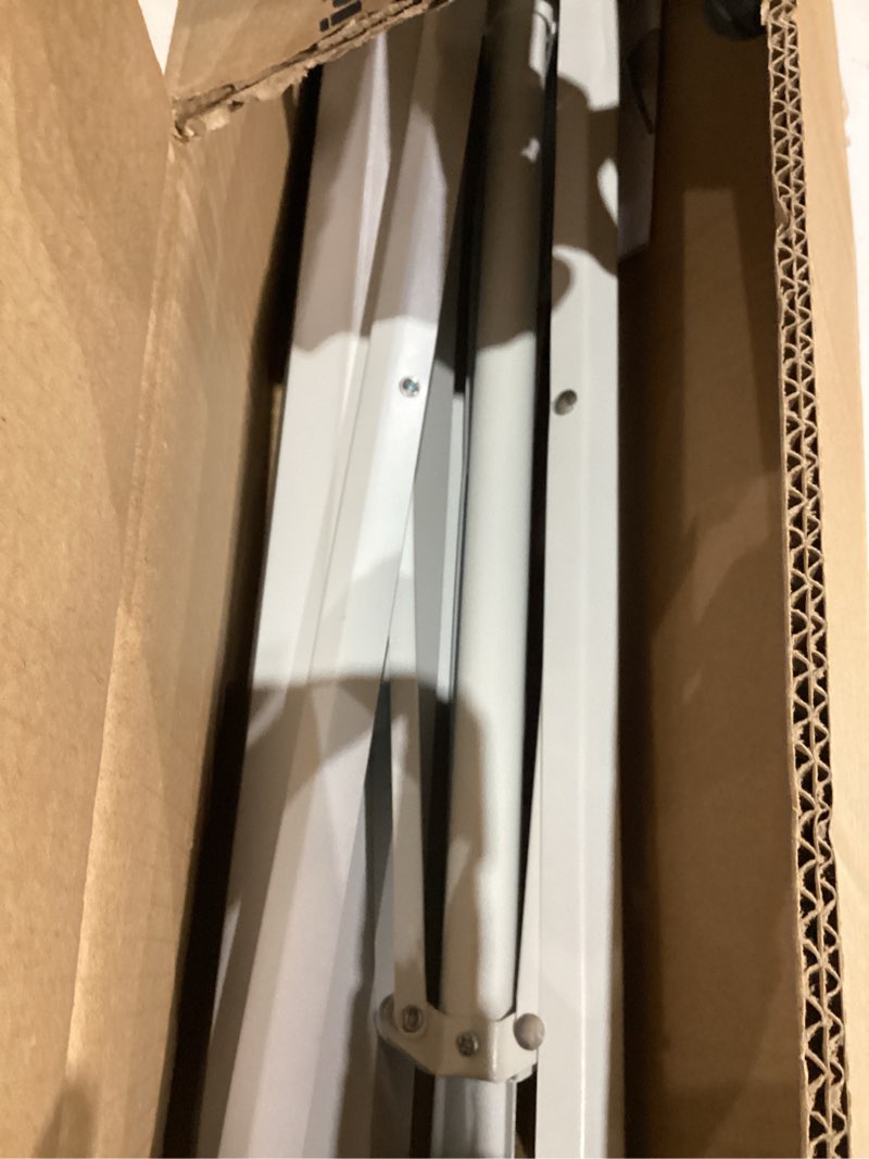 Condition photo showing Good Condition for Pyle 50 Inch Portable Projector Screen with Tripod Stand – Lightweight, Durable, Easy Pull Setup Mobile Projection Screen with 4:3 Aspect Ratio, White Matte Fabric for Indoor/Outdoor Use