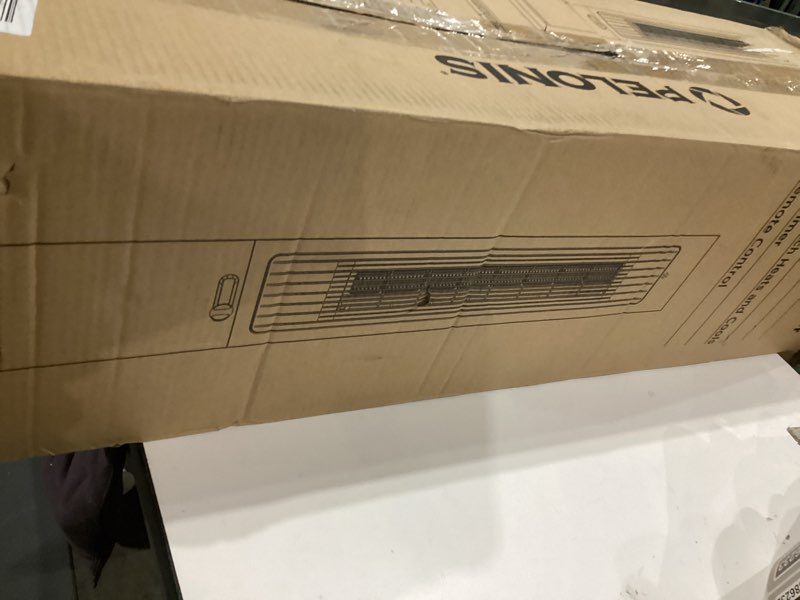 Condition photo showing Good Condition for PELONIS Oscillating Tower Fan and Heater Combo with Remote Control - Heater Fan Combo for Indoor Use – 3 Fan and 2Heater Speeds, 12-HR Timer, ECO Mode, Tip Over and Overheat Protection, White