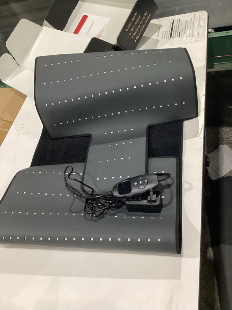 Condition photo showing Good Condition for red light therapy mat for full body, high-density led infrared light with 5 intensity levels, 9 auto-shutoff timer settings, handheld controller, gifts for athletes, office workers, women, men 65"*20.5"