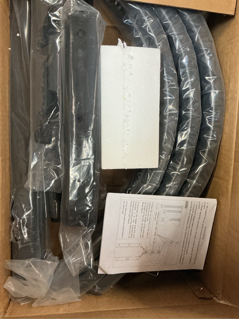 Condition photo showing Good Condition for universal pickup truck bed extender rack, aluminum, 49"-57" fits for toyota tacoma, nissan frontier, chevy colorado, gmc canyon, ford maverick, santa cruz, tailgate extension, drilling needed