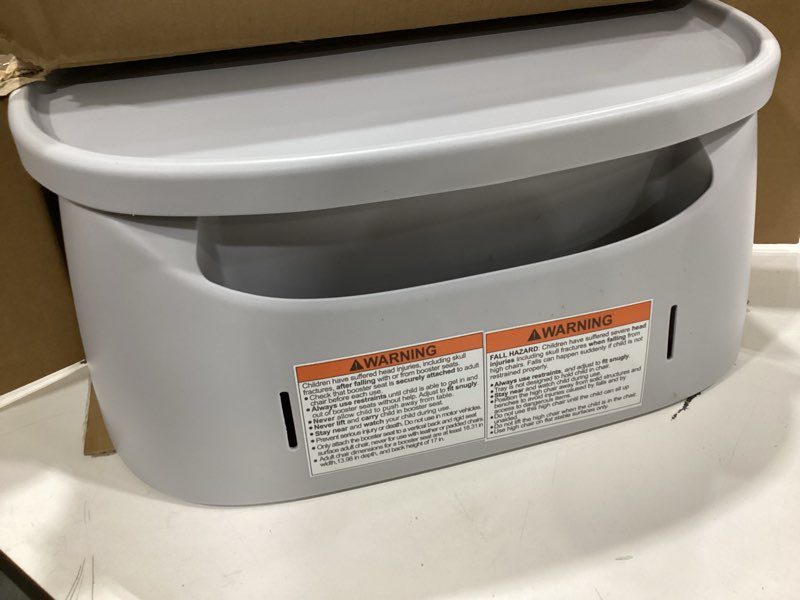 Condition photo showing As Is for portable baby highchair for months infants and toddlers with 5 point harness convertible comfortable seat for cozy eating table sit up high chair and seats for sitting up back booster feeding chairs grey