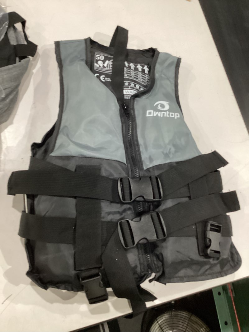 Condition photo showing Good Condition for owntop swim jacket kids adults | super-thin & lightweight | comfortable crotch strap | easy-to-spot colors | swimming training, kayak, boating blue teen (75-125 lbs)