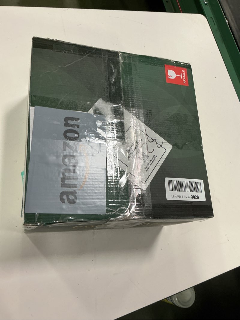 Condition photo showing New/Like New for FOCUSLINE 32 Pack Plastic Wine Glasses Stemless, 12 Oz Crystal Clear Disposable Wine Cups, Reusable Plastic Wine Glasses for Parties Weddings, Shatterproof Recyclable and BPA-Free 12OZ-32-CLEAR