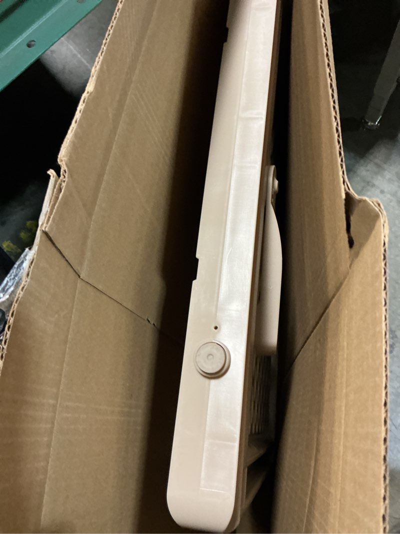 Condition photo showing Good Condition for Toddleroo by North States - Supergate Ergo Baby Gate: Plastic Baby Gate for Stairs & Doorways - Adjustable Indoor Safety Gate - Made in USA - 26 to 42 Inches Wide - 26 Inches Tall - Sand