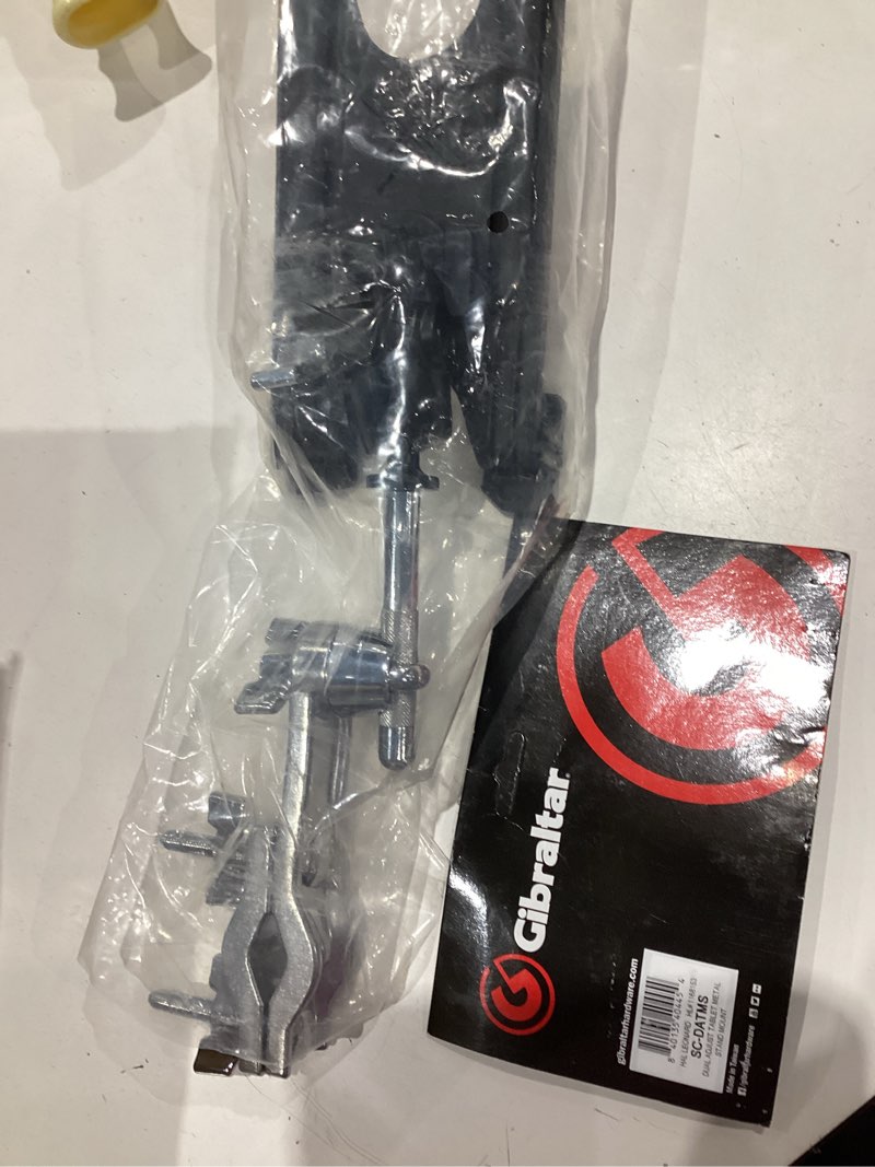 Condition photo showing Good Condition for gibraltar sc-datms dual adjust tablet metal stand mount, universal, sturdy, and adjustable for drummers and workstations