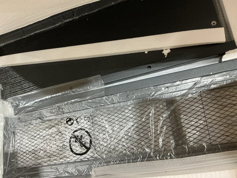 Condition photo showing Good Condition for kirkical mini fridge stand, microwave rack shelf for home dorm, black | spacious shelves pegboard & hooks keep items tidy. versatile for coffee corner, microwave, bakers rack