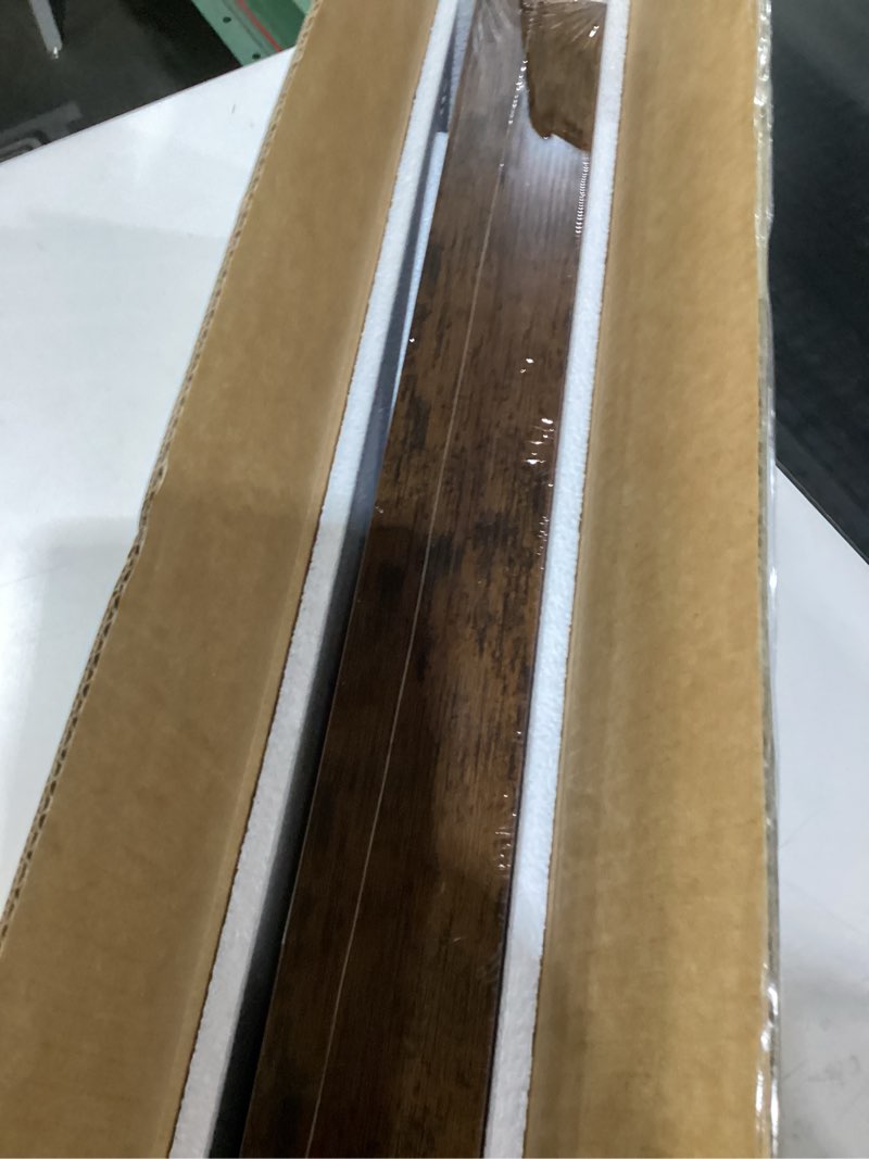 Condition photo showing Good Condition for bayka floating shelves, 22.5 inches rustic wood wall shelves for bathroom?bedroom, living room, kitchen & book, hanging display decor organization shelf with 22 lbs capacity (rustic brown) b. rustic brown - americana farmhouse style 22.5inches