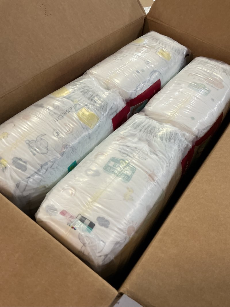 Condition photo showing New/Like New for pampers diapers - swaddlers 360° - size 5, 116 count, up to 100% leakproof comfy dry fit, designed for easy changes, pull on baby diaper (packaging may vary) size 5 116