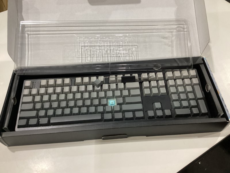 Condition photo showing Good Condition for MechLands EPOMAKER TH108 Full Size Mechanical Keyboard, Wireless Gaming Keyboard, 8000mAh Battery, Creamy Gasket, 108 Keys, Hot Swap, Custom Driver, RGB Backlights (Black, Creamy Jade Switch) Black Creamy Jade Switch